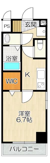 八尾市跡部北の町マンション 間取り図画像