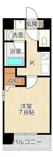 大阪市東成区深江南マンション 間取り図画像
