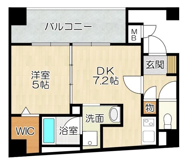 大阪市北区大淀中マンション 間取り図画像