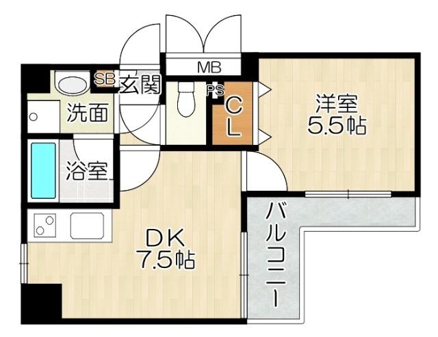 大阪市住吉区山之内マンション 間取り図画像