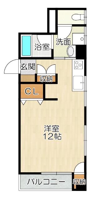 堺市堺区北瓦町マンション 間取り図画像