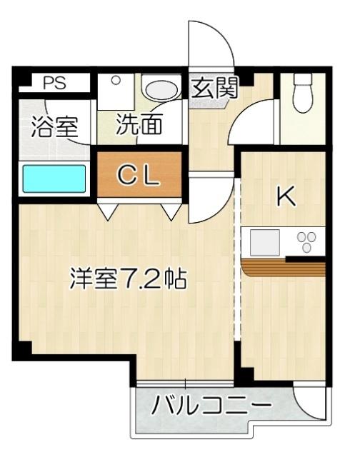 堺市西区鳳東町マンション 間取り図画像