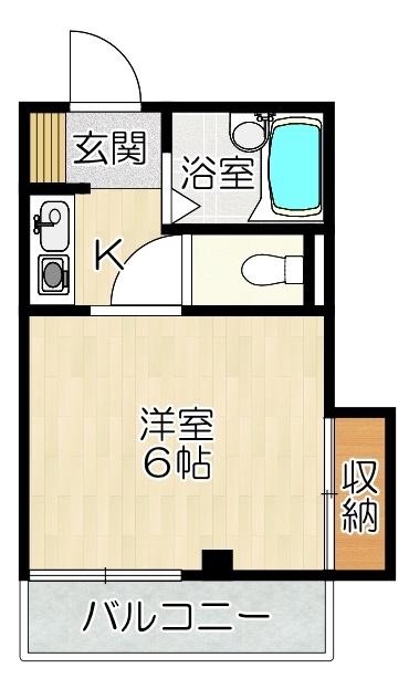 大阪市鶴見区今津北マンション 間取り図画像