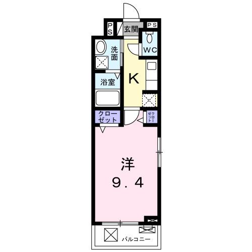 フランメゾンⅡ（201） 間取り図画像