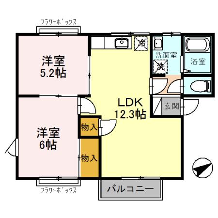 ロイヤルヘルツ（201） 間取り図画像