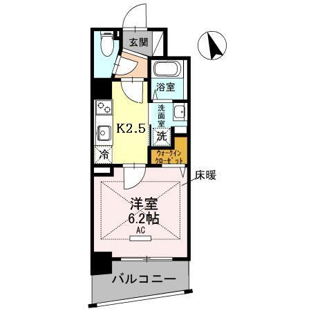 HAKUGAビル（202） 間取り図画像