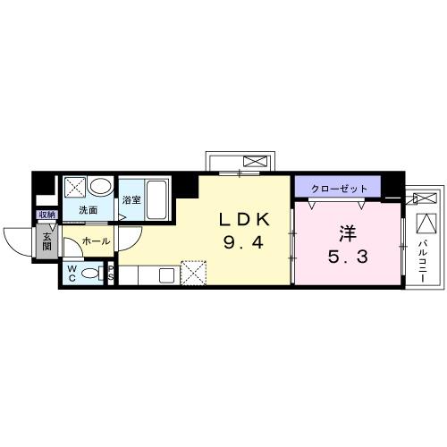 メゾン大淀（601） 間取り図画像