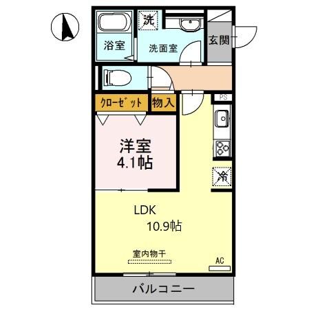 グランシャリオ夕陽丘（202） 間取り図画像