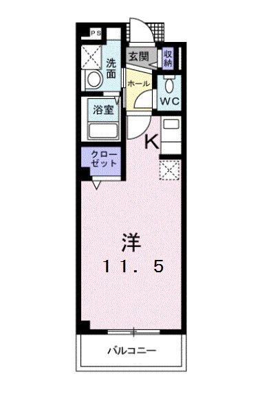 ユング　フラウⅡ（105） 間取り図画像