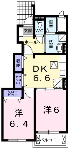サンセットヒルズ（102） 間取り図画像