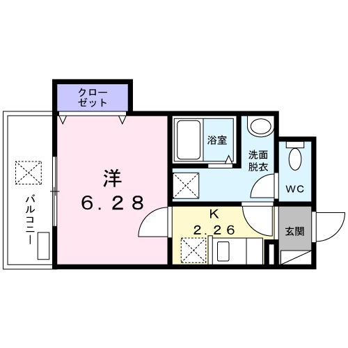 グラン　スカイ（301） 間取り図画像