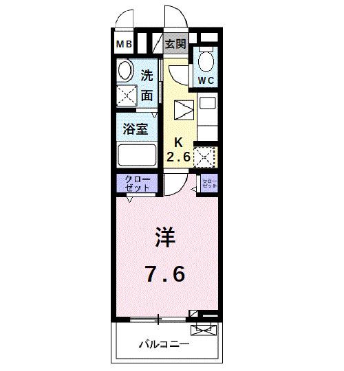 スローン・スクエア（102） 間取り図画像