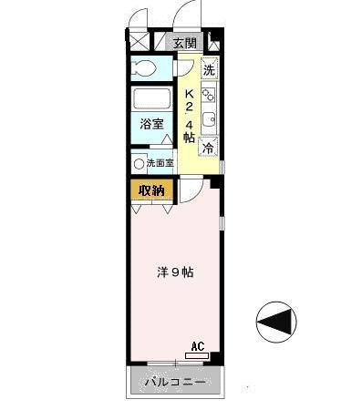 モンターニュロンド　Ⅱ（501） 間取り図画像