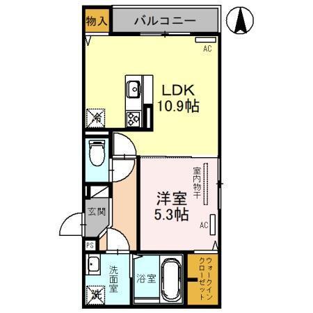 D-room今川　B棟（301） 間取り図画像