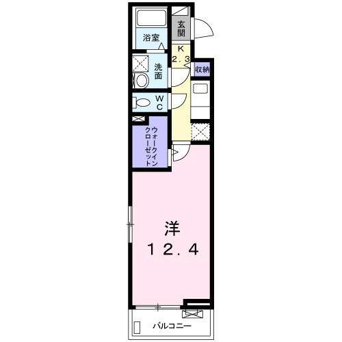 カメラート高見（203） 間取り図画像