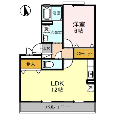 サフィニア三国（303） 間取り図画像