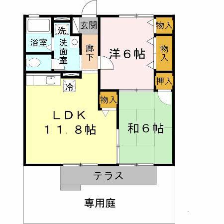 コンフォール（105） 間取り図画像