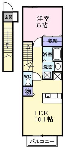 サニーハウス・誠（202） 間取り図画像