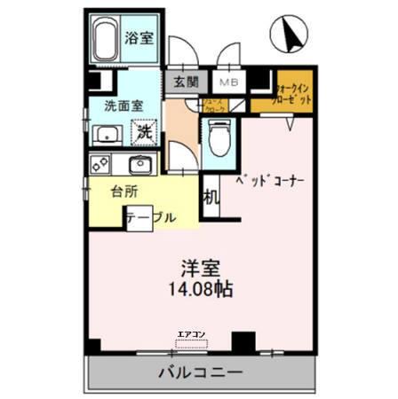 マ　メゾン　サンライズ浜寺（203） 間取り図画像
