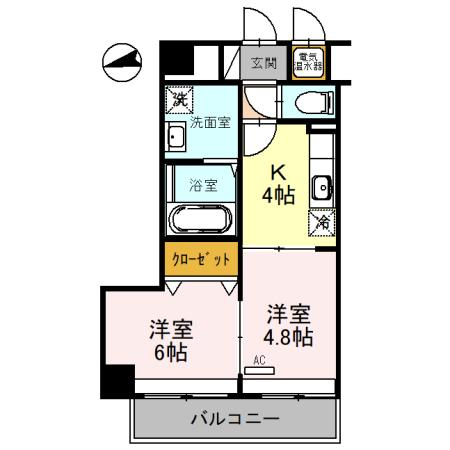 ソレアード昼ヶ丘（701） 間取り図画像