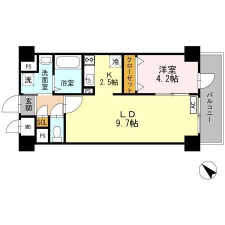 マウントピア（502） 間取り図画像