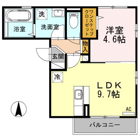 アビコシオン（203） 間取り図画像