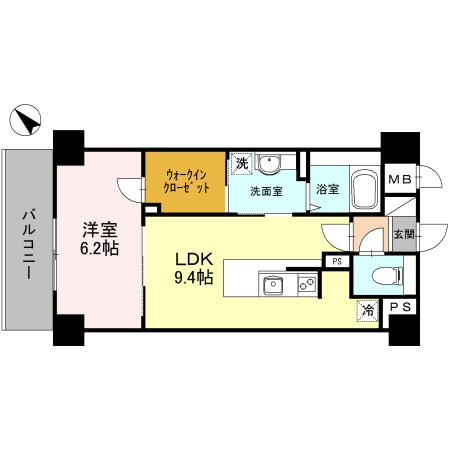 EL-Sia Umekita（803） 間取り図画像