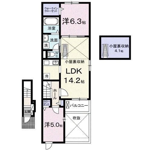 ハイ　ランドⅢ（202） 間取り図画像