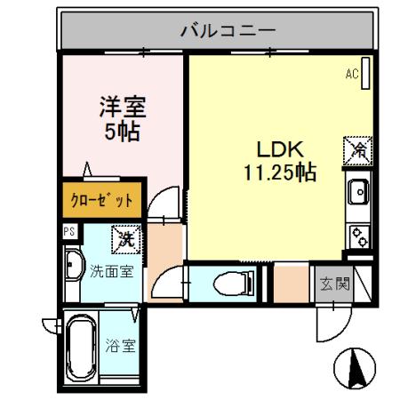 D-room Uchida（302） 間取り図画像