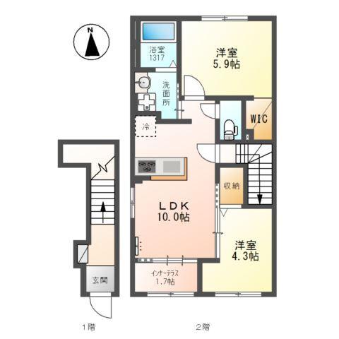 ＵＲＡＲＡＫＡ 間取り図画像