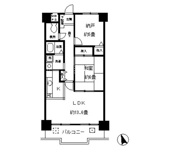 北梅田パーク・レジデンス（202） 間取り図画像