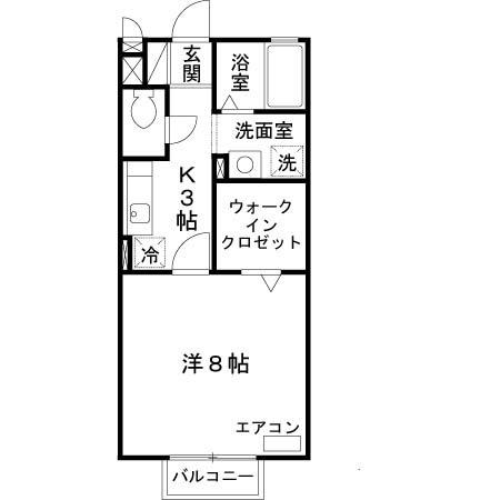 グリーンハイツ西之町（102） 間取り図画像