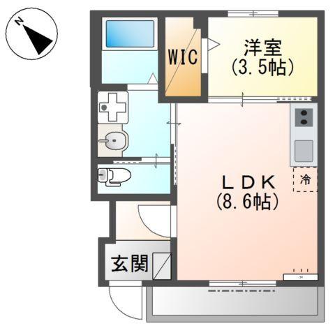 ルキアスＦ 間取り図画像