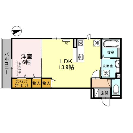 イーグル土師（302） 間取り図画像