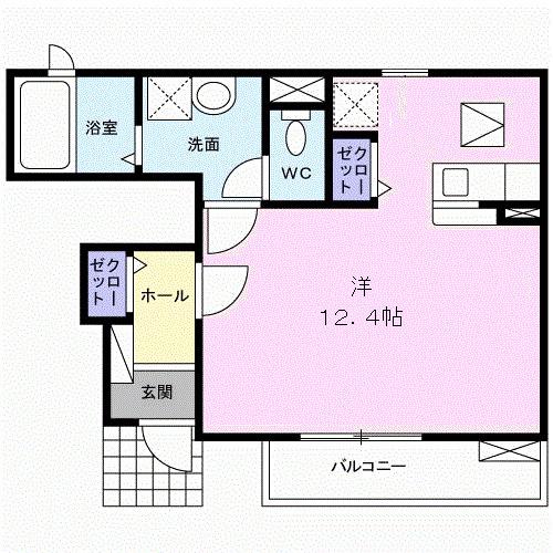 ヴォヤージュ（102） 間取り図画像