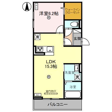 エコメゾンぴかり（305） 間取り図画像
