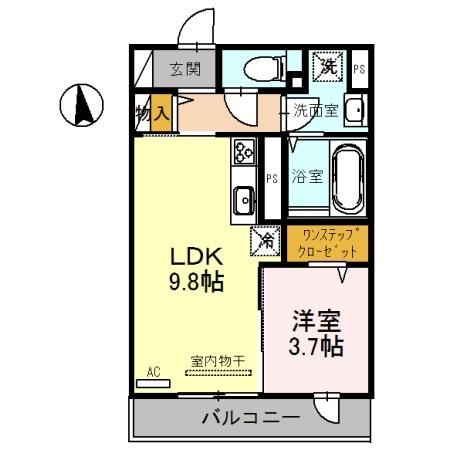 サニーコート（302） 間取り図画像
