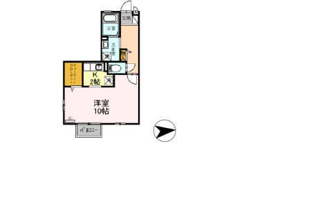 グリーンハイツ西之町（107） 間取り図画像