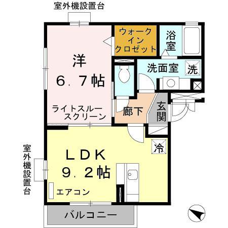 エスト・ファヴォーラ（301） 間取り図画像