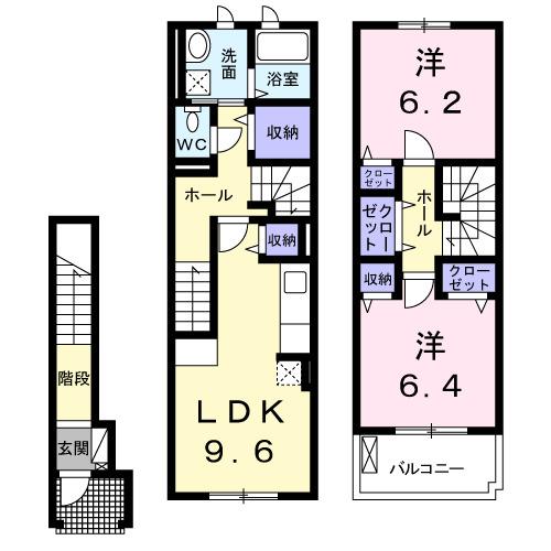 ノースコート・Ｋ（203） 間取り図画像