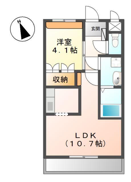 アヴァンティ三国ヶ丘 間取り図画像