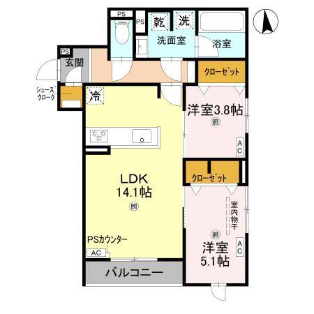  間取り図写真