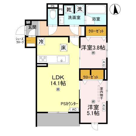  間取り図写真