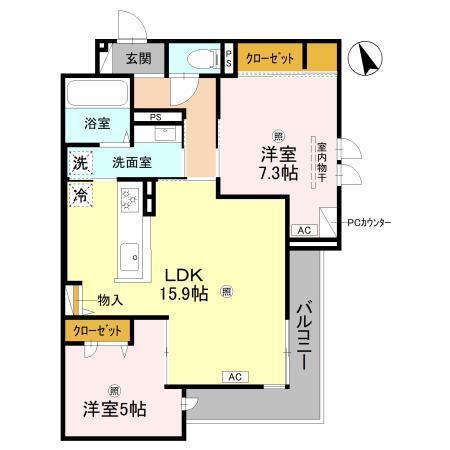  間取り図写真