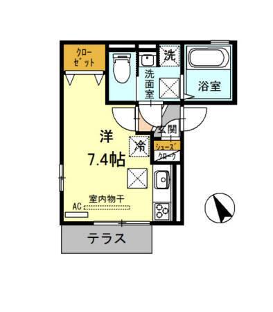 アルコ　ウメキタ　Ⅲ（103） 間取り図画像
