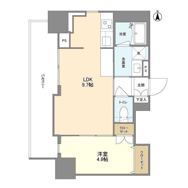 ＲＪＲプレシア南堀江（0509） 間取り図画像