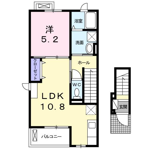 サンライズ・パークス（201） 間取り図画像