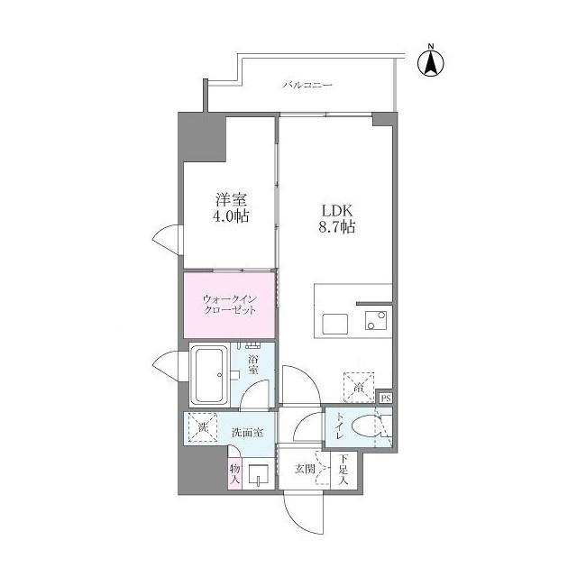 シーズンフラッツ大手前（0301） 間取り図画像