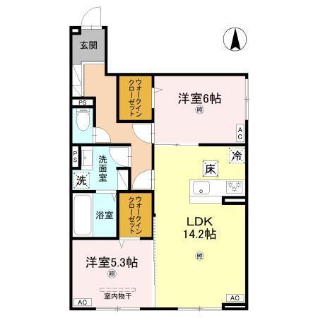 RETORIA阪南町（102） 間取り図画像