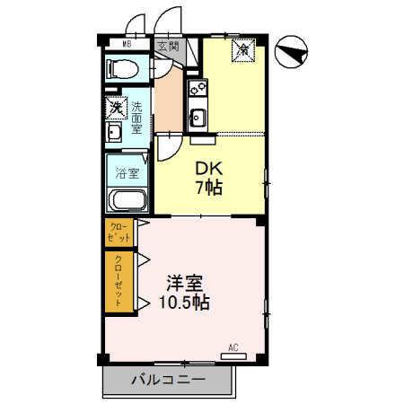 プランドール・ミノル（103） 間取り図画像